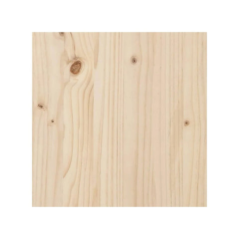 vidaXL Dining Table X-Frame 100x50x75 cm Solid Wood Pine and Steel