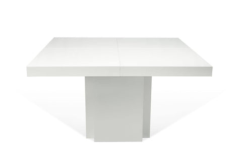 Dusk 150cm Dining Table High Gloss White Finish by Temahome