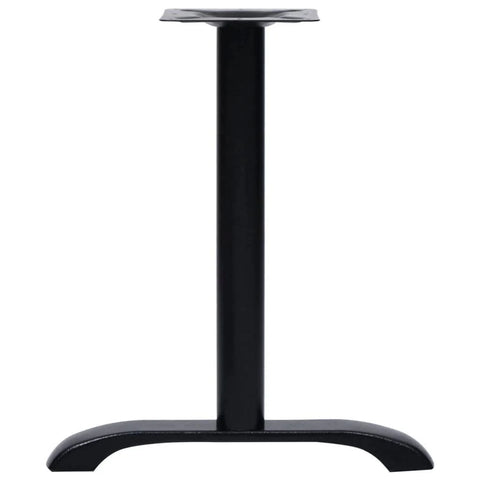 vidaXL Bistro Table Legs 2 Pcs Black 61x8x72 cm Cast Iron