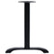 vidaXL Bistro Table Legs 2 Pcs Black 61x8x72 cm Cast Iron