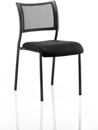 Brunswick Black Frame Chair with Mesh Back