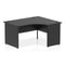 Impulse Right Crescent Desk Panel End Leg Maple 1400mm
