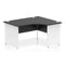 Impulse Right Crescent Desk Panel End Leg Maple 1400mm