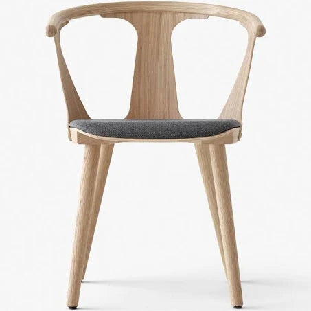 &Tradition SK2 In Between Chair With Upholstered Seat - Fiord 171 / Oiled oak ...
