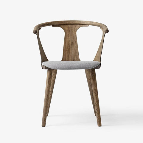 &Tradition SK2 In Between Chair With Upholstered Seat - Fiord 171 / Oiled oak ...