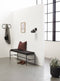 Wooden bench with cushion Black | Hubsch