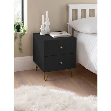George Black Bedside Drawers