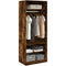 vidaXL Wardrobe Smoked Oak 80x50x200 cm Engineered Wood