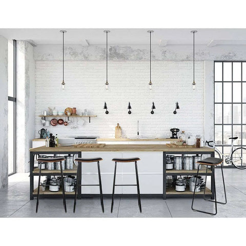 Backless Pu Leather Bar Stools For Kitchen