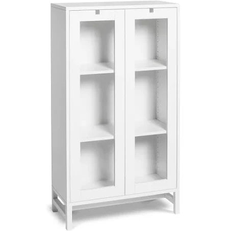Mavis Falsterbo Cabinet 127 cm Glass Doors - Cupboards & Display Cabinets Birch ...