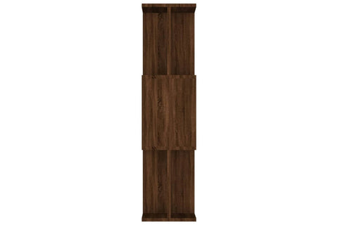 vidaXL Book Cabinet/Room Divider Brown Oak 80x24x96 cm Engineered Wood