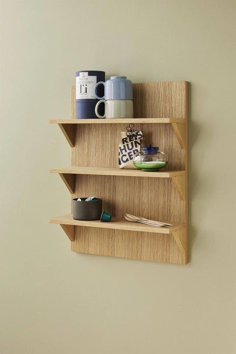 Hubsch - Natural Straight Unit Shelf