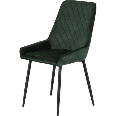 Seconique Avery Set of 2 Baby Pink Velvet Dining Chair