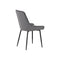 Seconique Avery Set of 2 Baby Pink Velvet Dining Chair