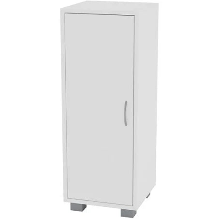 Contemporary White Storage Cabinet by 17 Stories