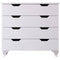 Evuhome - Bergen 4 Chest of Drawers, White - White