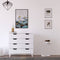 Evuhome - Bergen 4 Chest of Drawers, White - White