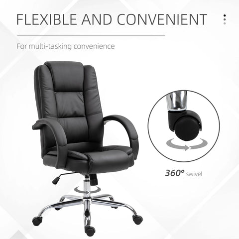 Vinsetto High Back Executive Office Chair, 360° Swivel-Black