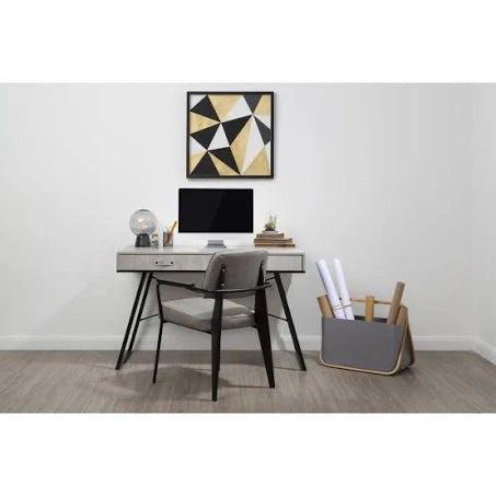 Premier Housewares Home Office Computer Desk with 2 Drawers, Workstation/ Study ...