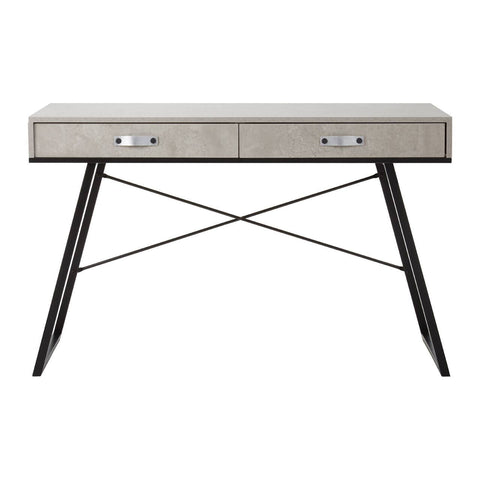 Premier Housewares Home Office Computer Desk with 2 Drawers, Workstation/ Study ...