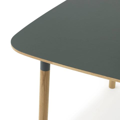 Normann Copenhagen Form Table - 95 x 200cm oak green