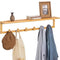 SoBuy Bamboo Wall Coat Rack Shelf with 6 Hooks,FHK06-N