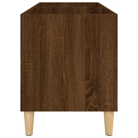 vidaXL Record Cabinet Brown Oak 74.5x38x48 cm Engineered Wood