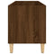 vidaXL Record Cabinet Brown Oak 74.5x38x48 cm Engineered Wood