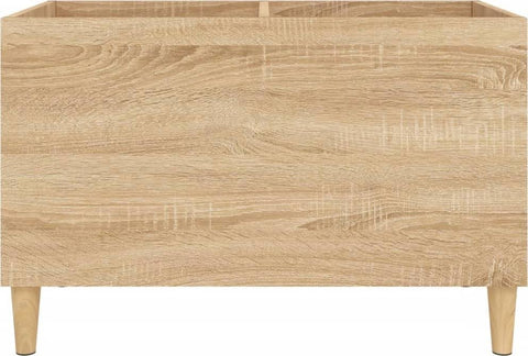 vidaXL Record Cabinet Brown Oak 74.5x38x48 cm Engineered Wood