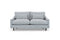 Swyft Sofa in A Box Model 07 Velvet 2 Seater Sofa - Mustard