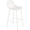 Muuto - Fiber Counter & Bar Stool with Backrest - Tube Base