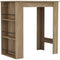 Urbnliving 3 Tier Dining Bar Coffee Kitchen Island Table Open Storage Shelves ...