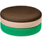 Broste Copenhagen Pond Pouf Green/pink/coffee Ø68cm - 31001147