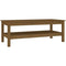 vidaXL Coffee Table Honey Brown 110x50x40 cm Solid Wood Pine