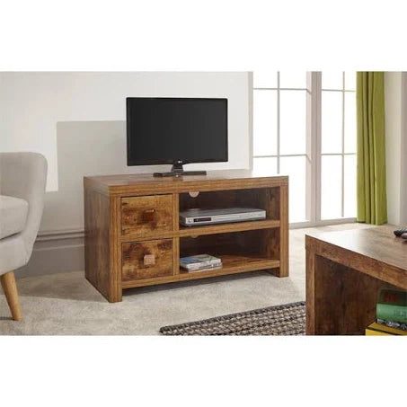 GFW GFW Jakarta 2 Drawer TV Unit - Brown - One Size