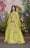 Alia Bhatt Lime Green Silk Lahenga