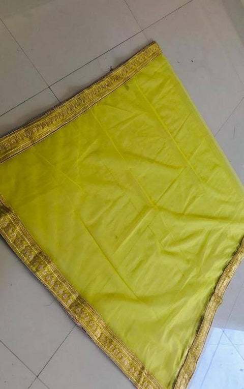 Alia Bhatt Lime Green Silk Lahenga