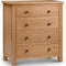 Julian Bowen Marlborough 4 Drawer Chest - Oak