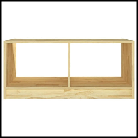 vidaXL Coffee Table White 75x50x33.5 cm Solid Pinewood