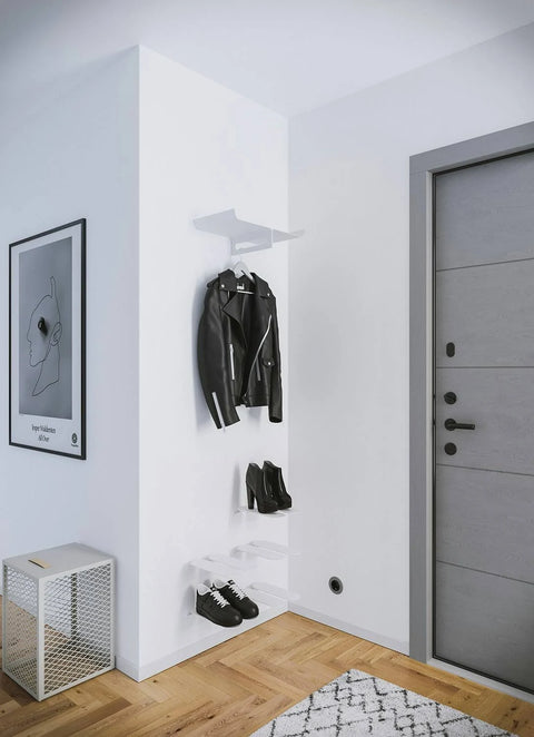 Maze Interior - Eco Friendly White Kite Clothes Hangers, Hat Rack Metal | White Eco