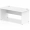 Impulse 1800mm Straight Desk with Panel End Leg White Ref I000396 OE
