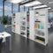 Contract Double Door Cupboard 830mm High with 1 Shelf - White