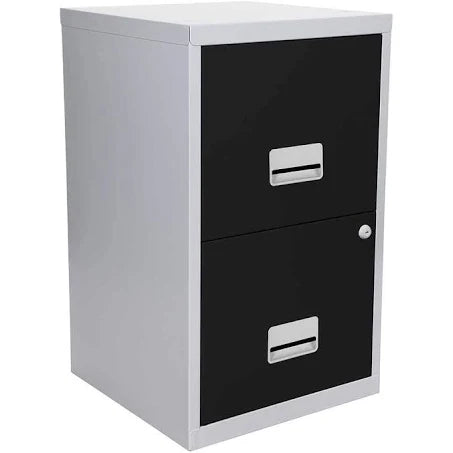 Pierre Henry Filing Cabinet Steel 2 Drawer A4 400x400x660mm Ref