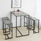 SoBuy OGT15-HG, Bar Set-1 Bar Table and 4 Stools, Home Kitchen