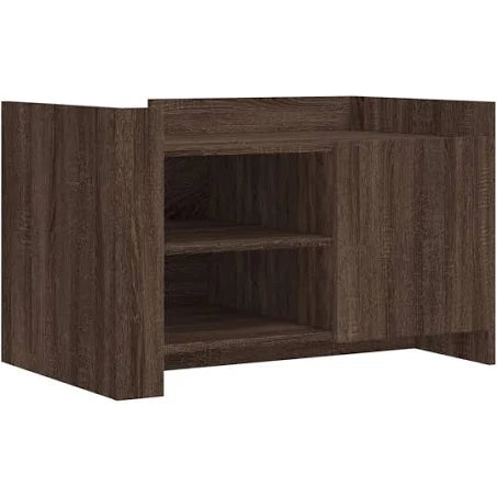 vidaXL Coffee Table Brown Oak 80x50x50 cm Engineered Wood