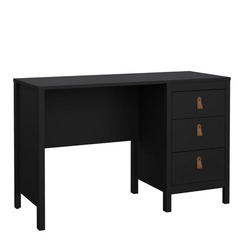 Barcelona Desk 3 Drawers - White