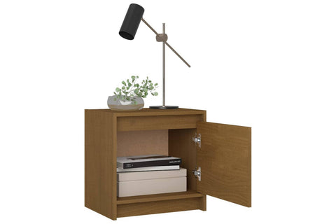 vidaXL Bedside Cabinets 2 Pcs Honey Brown 40x30.5x40 cm Solid Pinewood