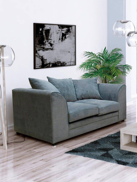Furniture 786 - Casper Fabric 2 Seater Sofa - Grey