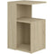 vidaXL Side Table Sonoma Oak 36x30x56 cm Engineered Wood