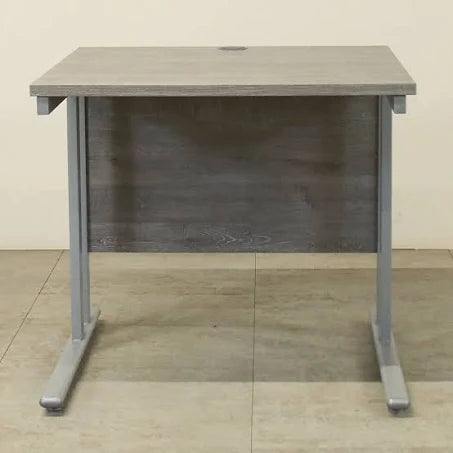 Dams Washed Grey 800mm Straight Desk